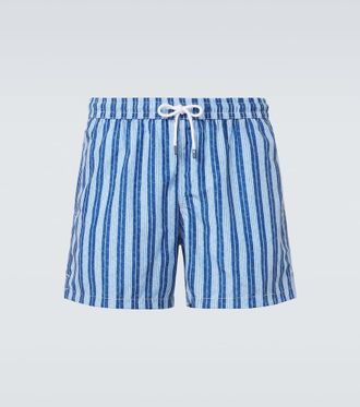 Fedeli Madeira striped swim trunks