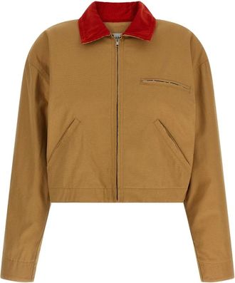 A.P.C. A.p.c., Dames, Jassen, Beige, Maat: XS Katoen