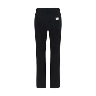 Dolce & Gabbana Cotton Straight-Leg Jeans - Black