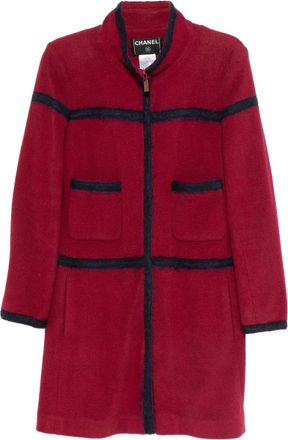 Chanel Cappotto con zip - Rosso