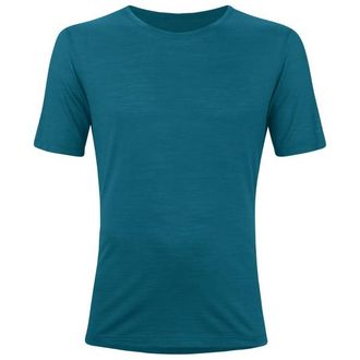 LOEFFLER T-Shirt Merino-Tencel Merinoshirt f&uuml;r Herren | blau