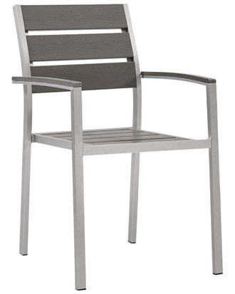 ModWay Shore Outdoor Patio Aluminum Dining Armchair