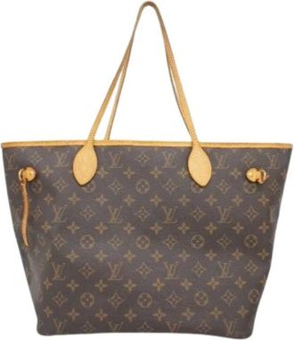 Louis Vuitton Pre-owned Tote Bags, female, Brown, Size: ONE SIZE Pre-owned Neverfull MM Tote Bag