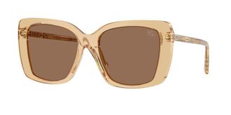 Burberry BE4456F Asian Fit 416773 Womens Sunglasses Brown Size 54