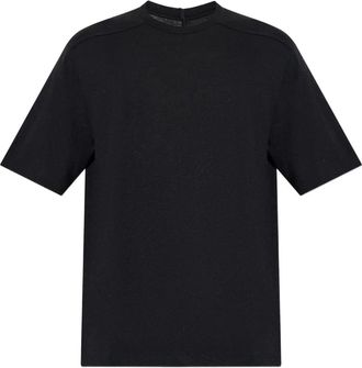 Rick Owens T-shirt girocollo a maniche corte - Nero