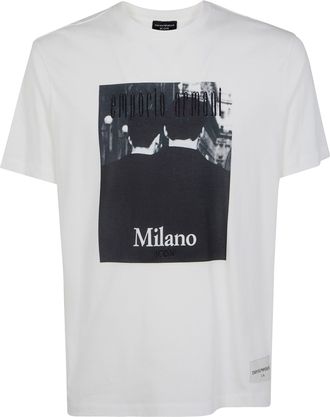 Emporio Armani T-Shirt Jersey Bianca