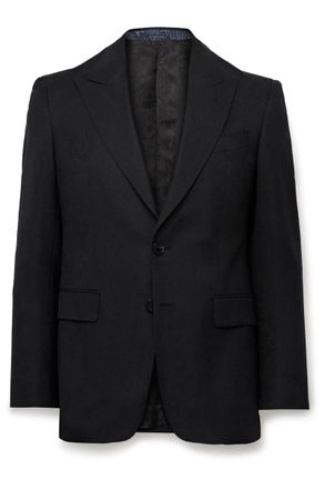 Etro Wool and Silk-Blend Jacquard Tuxedo
