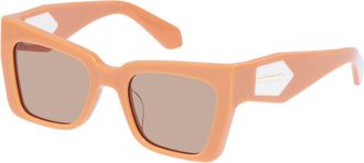 Karen Walker Immortalised Asian Fit KAS2449778 Womens Sunglasses Orange Size 52