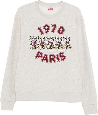 Kenzo Paris Graphic Crew-neck Sweatshirt