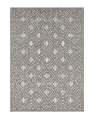 LR Home Lr Home Anders Modern Diamond Indoor/Outdoor Area Rug