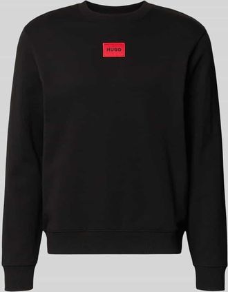 HUGO BOSS Sweatshirt aus Baumwolle Modell Diragol in Black, Gr&ouml;&szlig;e XXL