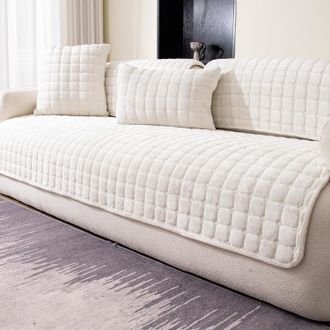 OEM Funda De Terciopelo Para Sof&aacute; Esquinero, Lavable Y Antideslizante, Para Sof&aacute;s De 3 Plazas Y Sillones En Forma De L. Ideal Para Proteger Los Muebles Y 
