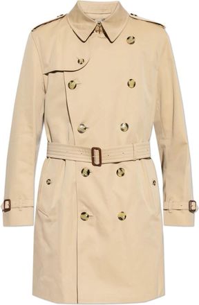 Burberry Heren, Mantels, Beige, Maat: XL Katoen