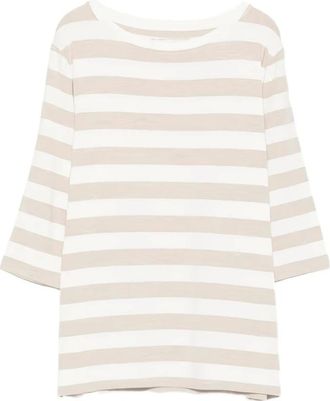 Majestic Filatures Mujer, Jerseys, Beige, Talla: L