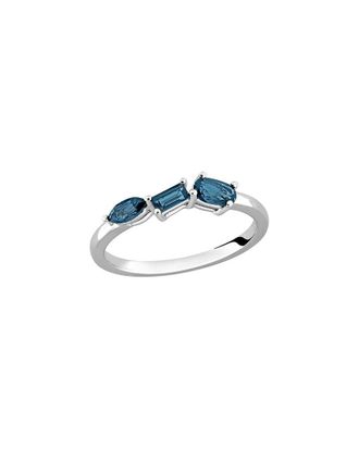 Rina Limor Silver 0.70 ct. tw. Blue Topaz - London Ring
