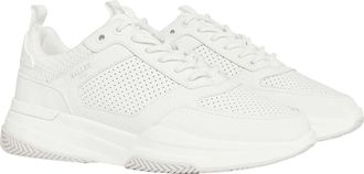 Mallet Footwear Heren Radnor Leren Sneakers (Wit)