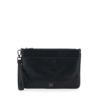 Dolce & Gabbana Dolce & Gabbana Black Leather Clutch