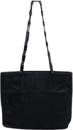 Prada Pre-owned Tote Bags, female, Black, Size: ONE SIZE Pre-owned Vintage Tote Bag