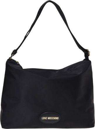 Love Moschino Nylon Schoudertas - Dames - Schoudertassen - Zwart - ONE Size - Nylon - Tassen