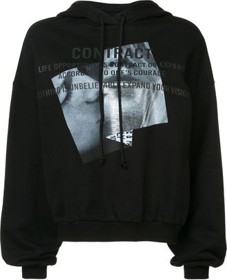 Juun.J Contract hoodie - Nero