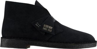 Clarks Desert Blue Lace-up Boot - Heren - Veterlaarzen - Blauw - 44 1/2 EU - Leer - Schoenen