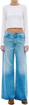 Slvrlake Denim Naomi High Rise Wide Leg Jean In Shes The One