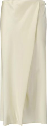 Khaite Demi Midi Skirt - Yellow
