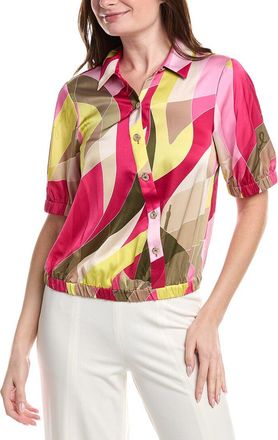 Karl Lagerfeld Karl Lagerfeld Printed Surplus Blouse