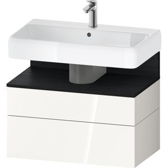 Duravit Duravit - Qatego Mueble Bajo Lavabo, 1 Extra&iacute;ble Y 1 Caj&oacute;n