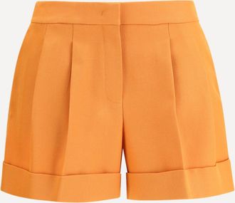Fendi Shorts in lana Grain de Poudre Woman 42