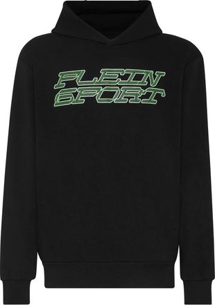 Plein Sport Hoodies & sweatvesten, Heren, Zwart, S, Katoen, Hooded Sweatshirt Tiger