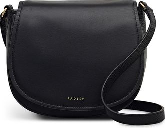 Radley London Liverpool Gardens Medium Flapover Crossbody Bag in Black at Nordstrom Rack