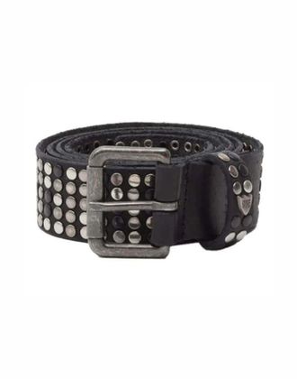 HTC 5.000 Studs Belt Black Leather Studded Belt