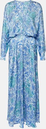 Poupette St Barth Printed midi dress