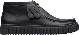 Clarks Torhill Hi Enkellaarzen - Heren - Schoenen - Zwart - Maat: 43 EU