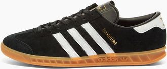 adidas Originals Mens Adidas Originals Hamburg Trainers - Black - Size: 8.5
