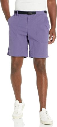Mountain Hardwear Stryder Belted Shorts Mens Allium Flat Front Hiking UPS1343