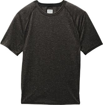 Prana Mens Natural Flow Crew T-Shirt Gray M