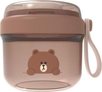OEM Taza De Desayuno - 650 Ml - Antiderrames - Ideal Para La Oficina, La Escuela Y Actividades Al Aire Libre - Marr&oacute;n
