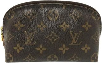 Louis Vuitton Pre-owned Monogram Canvas Pouch - Dames - Vintage Tassen - Bruin - ONE Size - Vintage