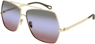 Chlo&eacute; Sunglasses, female, Yellow, 62 MM, Aly Sunglasses