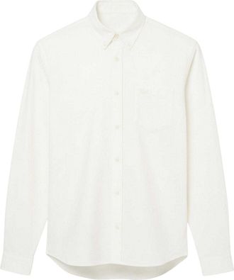 Lacoste Heren Katoenen Jersey Regular Shirt (Cr&egrave;me)