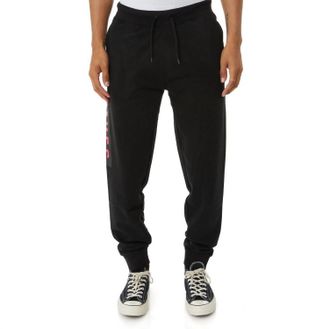 Kappa Mens Authentic Maggotty Sweatpants In Black/blue/pink