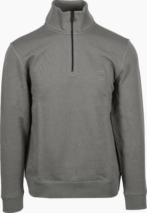 HUGO BOSS Mens Boss Orange ZETRUST SWEATSHIRT OPEN GREY - Size: SIZE 3xl