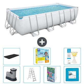Bestway Piscina Bestway Power Steel Rectangular - 549x274x122 Cm - 8-piezas S566