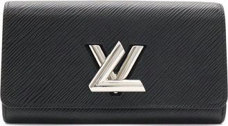 Louis Vuitton Epi Noir Epi Leather Long Wallet (Bi-Fold) (Pre-Owned)