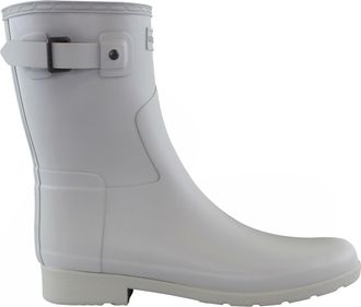 Hunter Refined Short Womens Grey Wellington Boots Rubber - Size UK 7