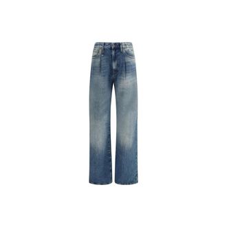 R13 Straight Jeans, female, Blue, Size: W26 Cotton Denim Jeans