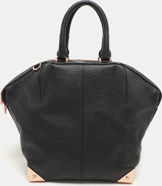 Alexander Wang Black Leather Emile Satchel