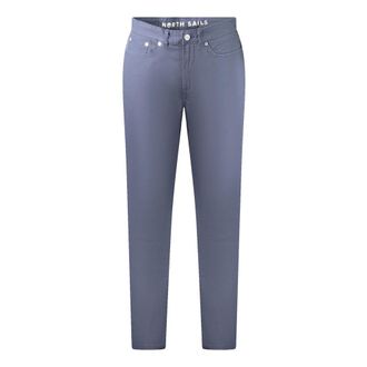 North Sails Slim-fit Trousers, male, Blue, Size: W33 Stretch Dobby 5-Pocket Pants